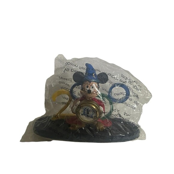1999 Cast Holiday Celebration Walt Disney World Mickey Sorcerer 2000 Clock - NIB - Picture 8 of 16